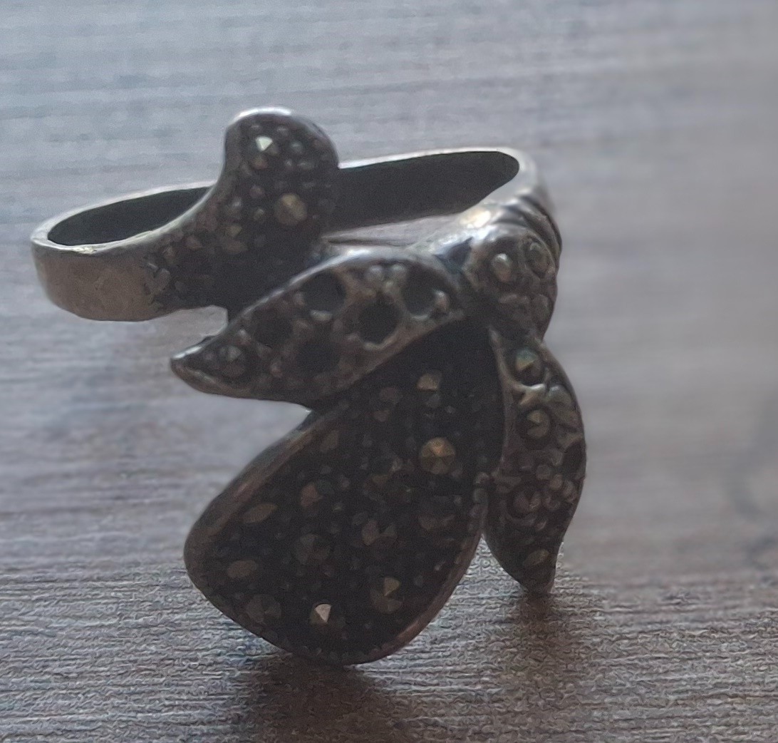 Vintage USSR RING IN STERLING SILVER 925 size 9(19)