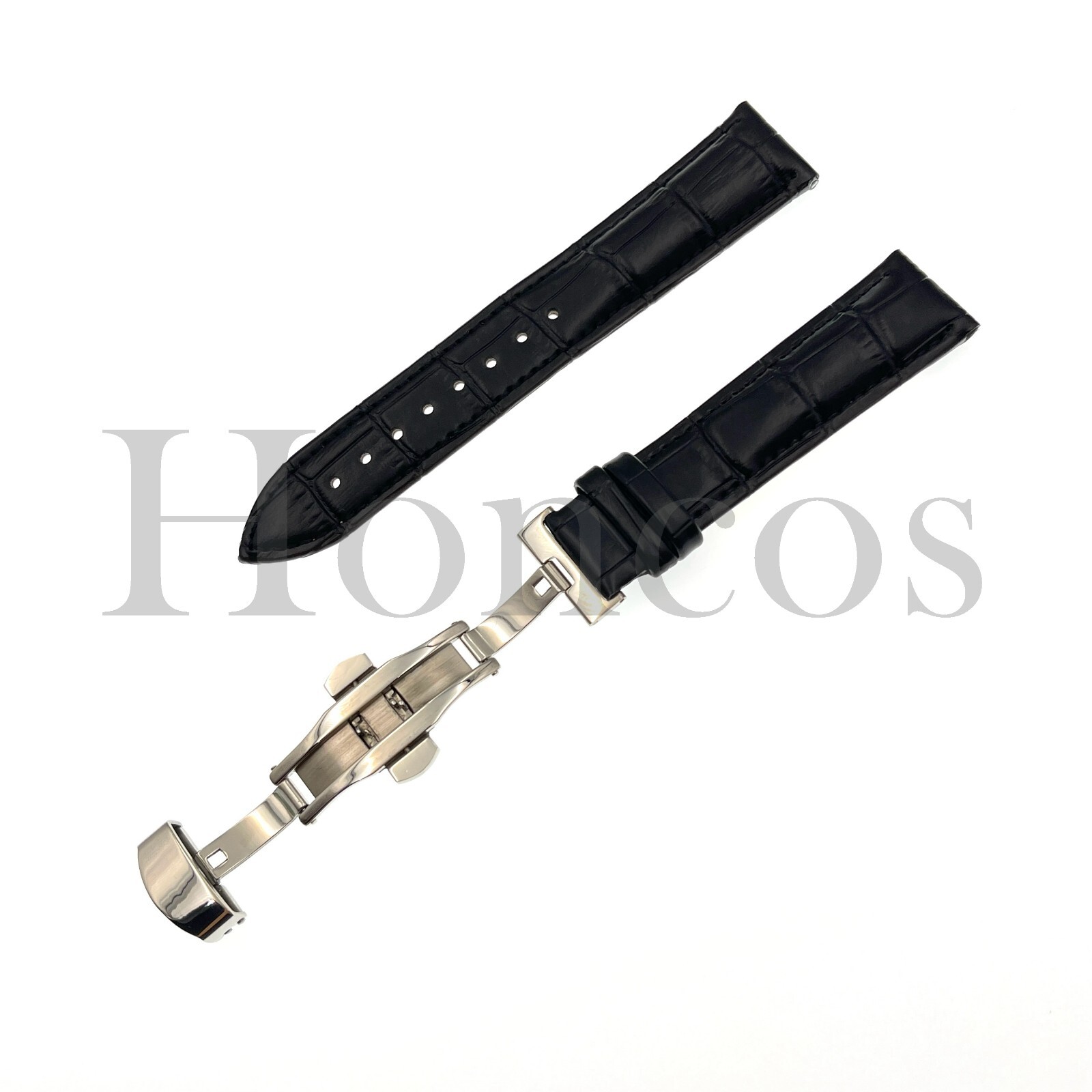 Fits For seiko Watch Genuine Leather Strap Band Clasp 18mm 19mm 20mm 21mm 22mm
