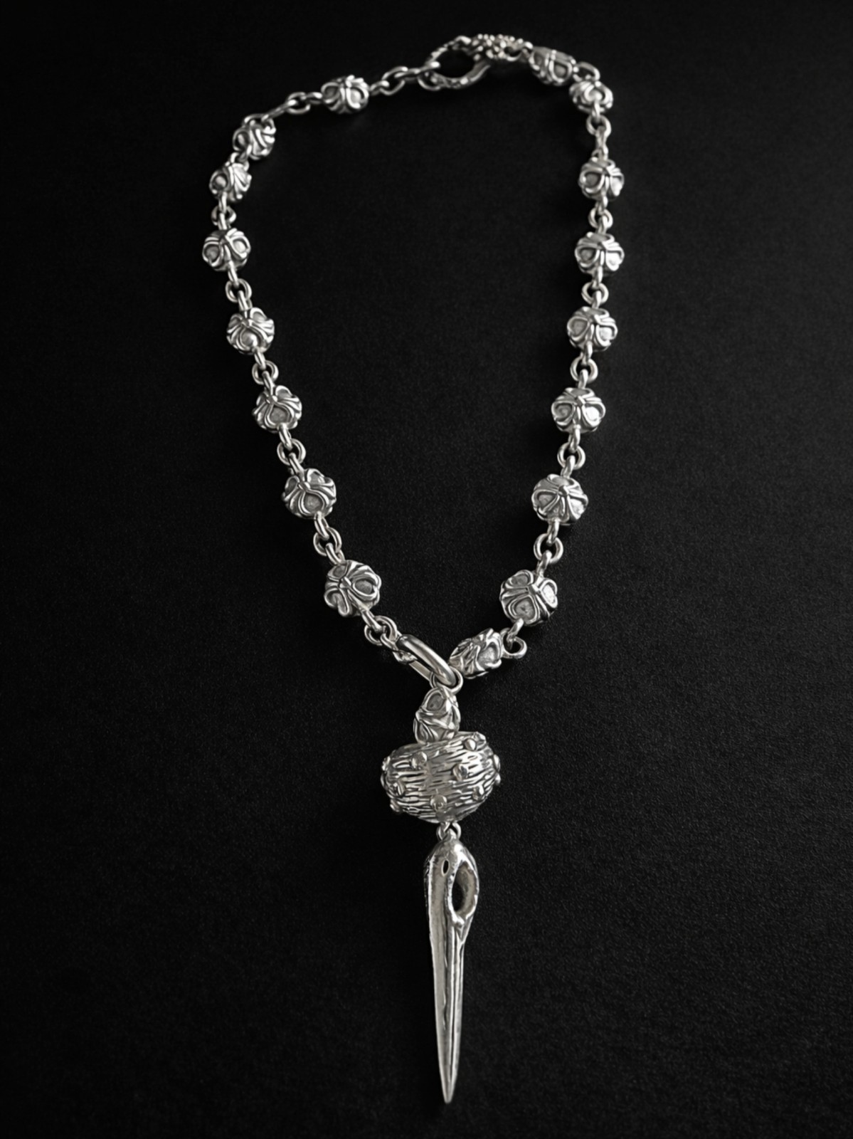 210g Heavy Sterling Silver Gothic Museum Grade Statement Investment Piece Estate