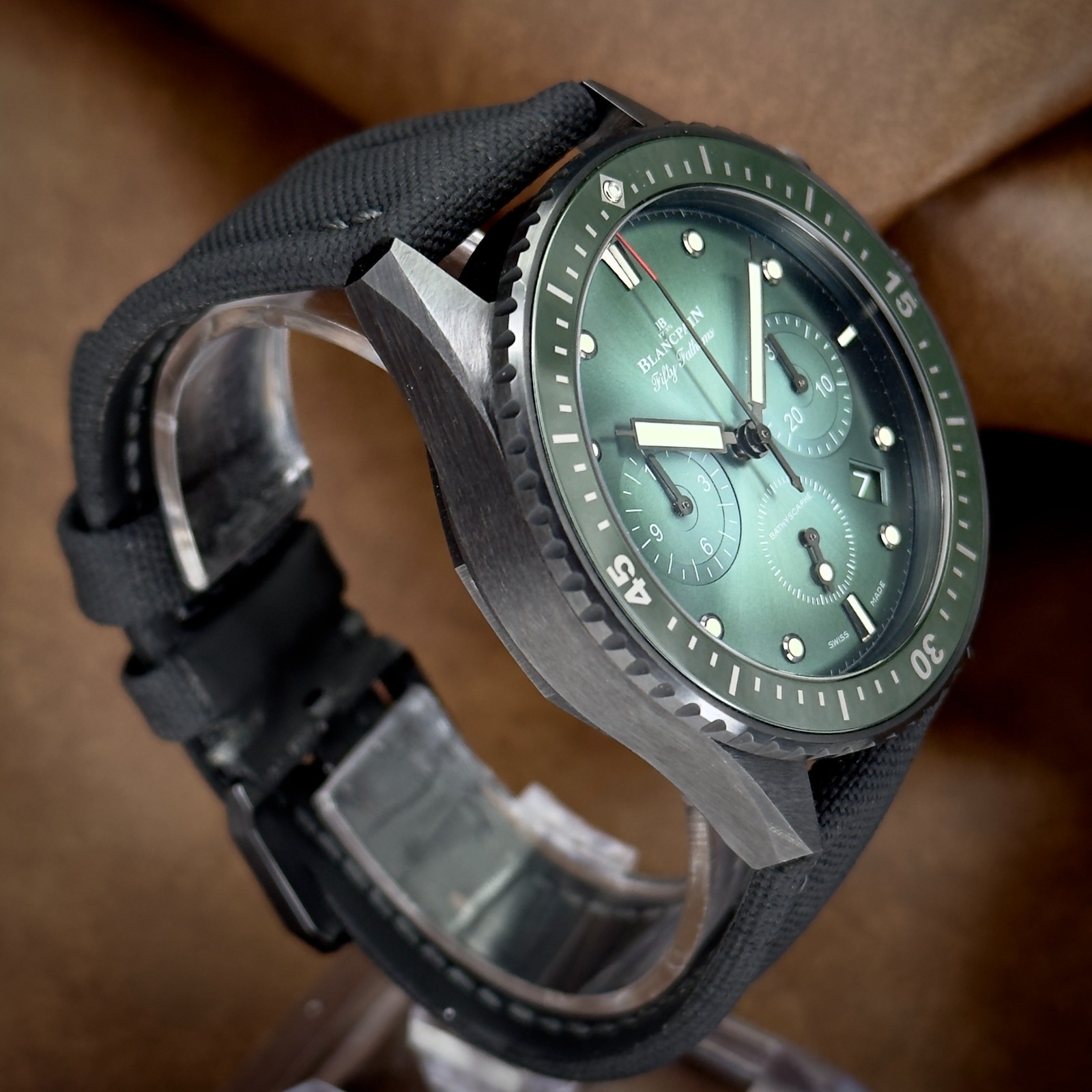 Blancpain Fifty Fathoms Bathyscaphe Chronographe Flyback Complete 5200-0153-B52A