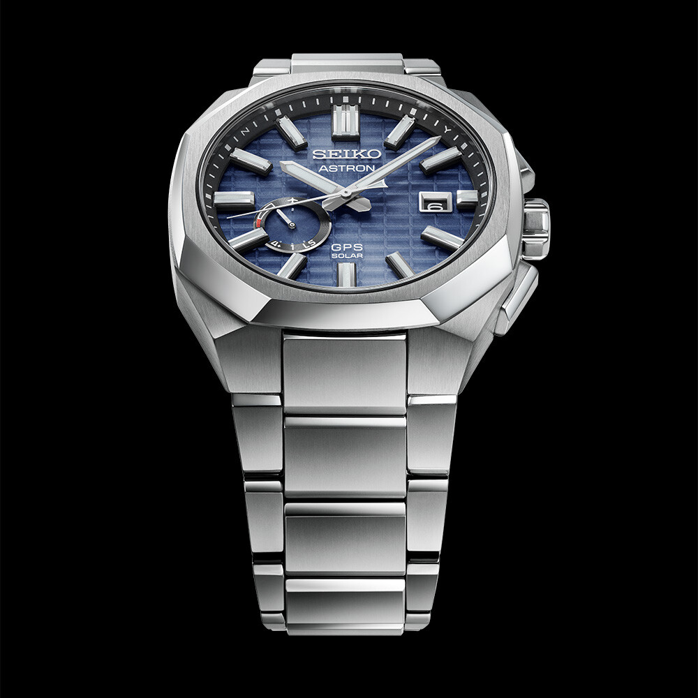 SEIKO ASTRON SBXD013 NEXTER Titanium GPS Radio Solar Watch Blue Gray Dial 41.2mm