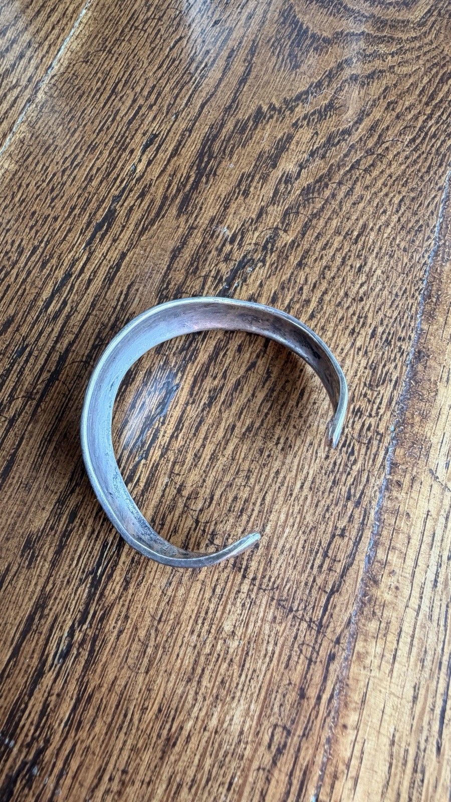 925 Sterling Silver Cuff Bracelet, Engraved, Adjustable