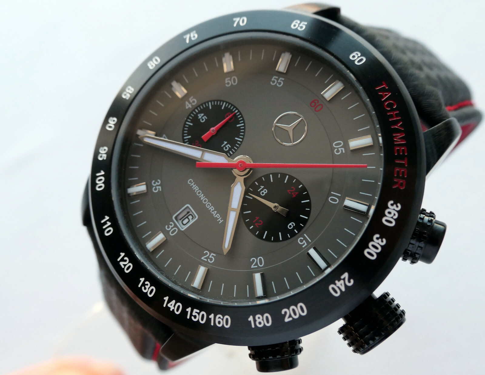 Mercedes Benz Motorsport AMG DTM Racing Car Accessory Sport Chronograph Watch