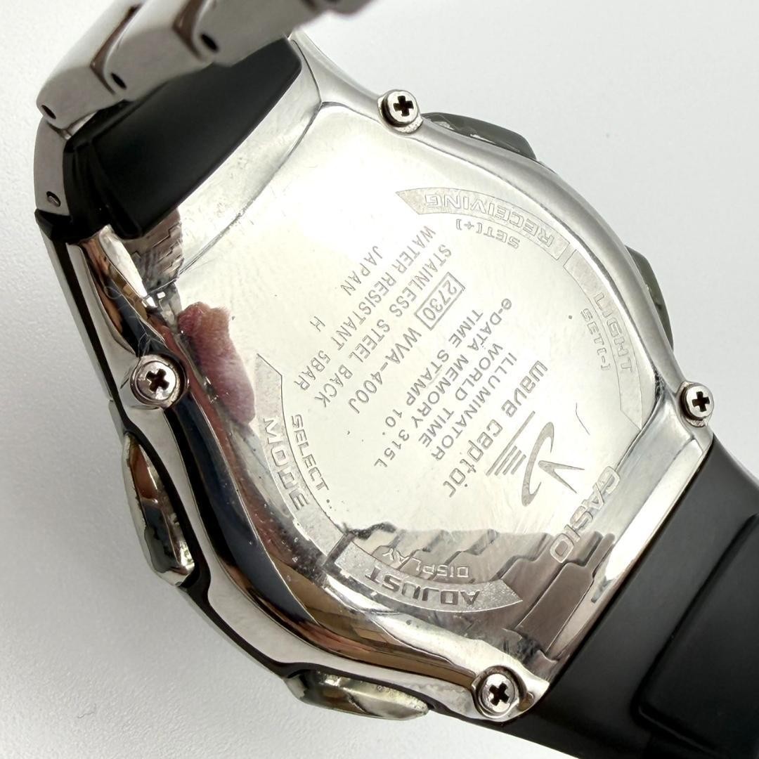Casio WVA-400J Wave Ceptor Watch, Luminous Hands, Light, Men’s, Working ,