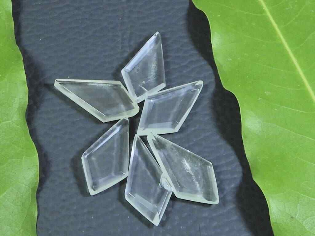 10X20MM Natural Crystal Quartz Kite Shape Side Cut Loose Gemstone 5Pcs Lot