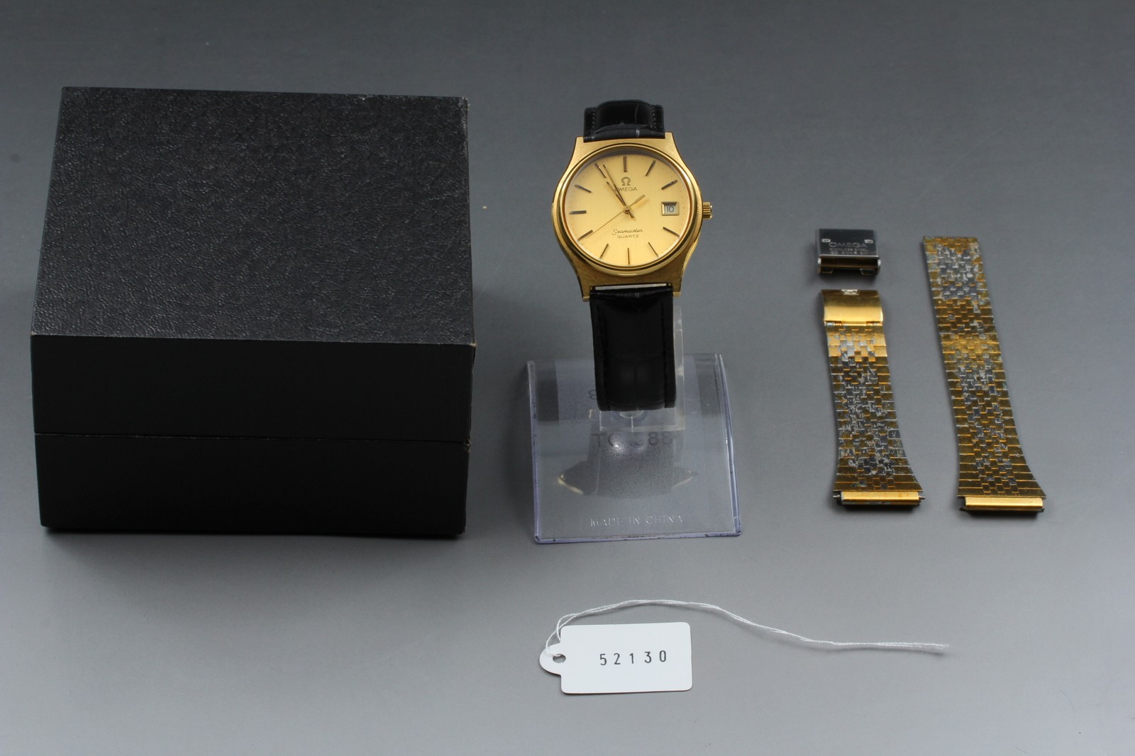 [Near MINT] OMEGA Seamaster Cal.1342 Push Crown Quartz Men’s Watch From JAPAN
