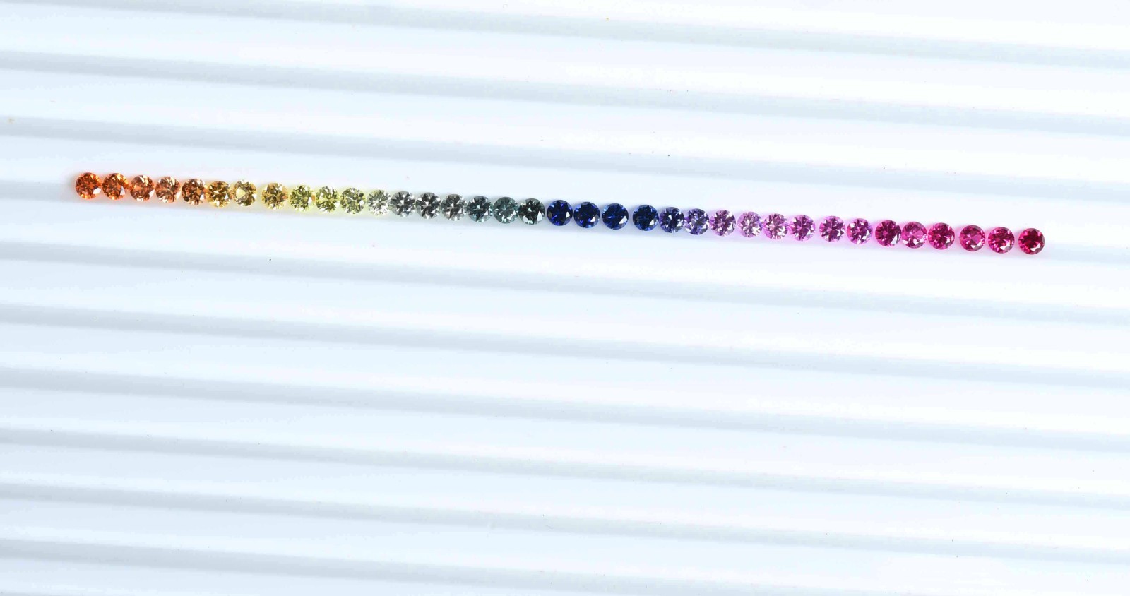 3.00 mm Natural Rainbow Sapphire Round Shape 36 pcs Stunning Loose Gemstone