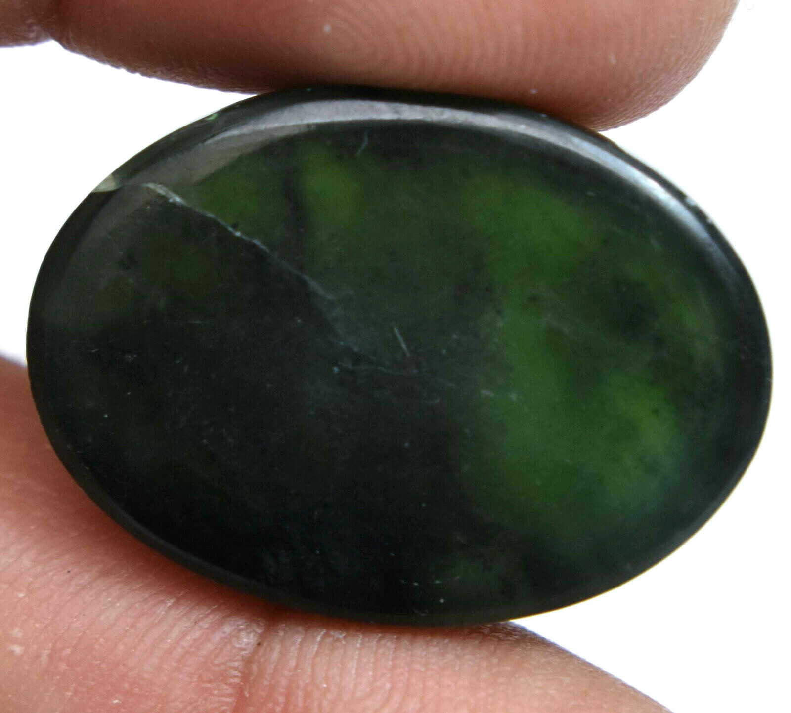 40.55 Ct Natural African Green Serpentine Top Quality Cabochon Gemstone !!