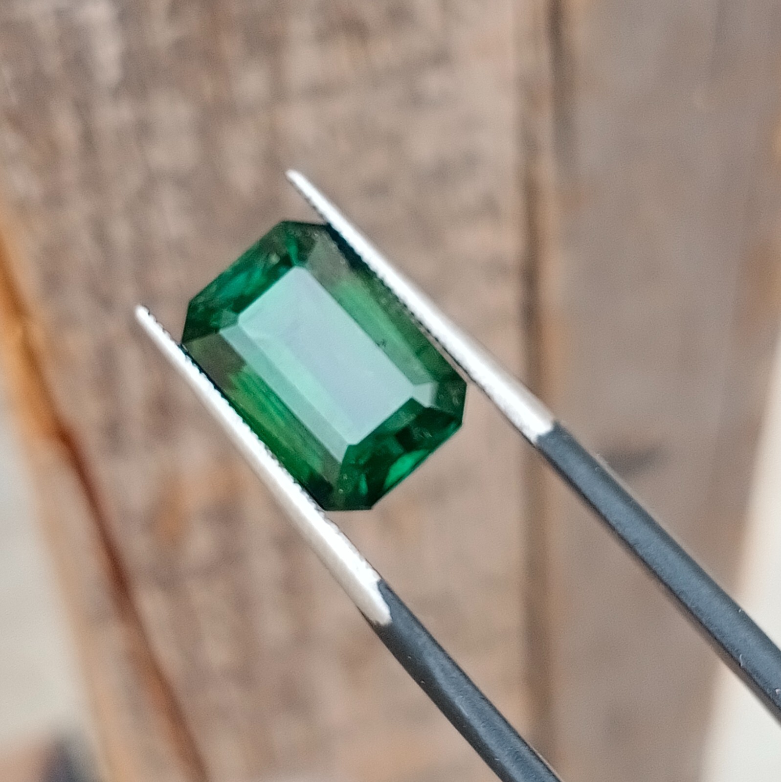 6.80 Carat Natural Cut Green Color Tourmaline Loose Gemstone From Afghanistan