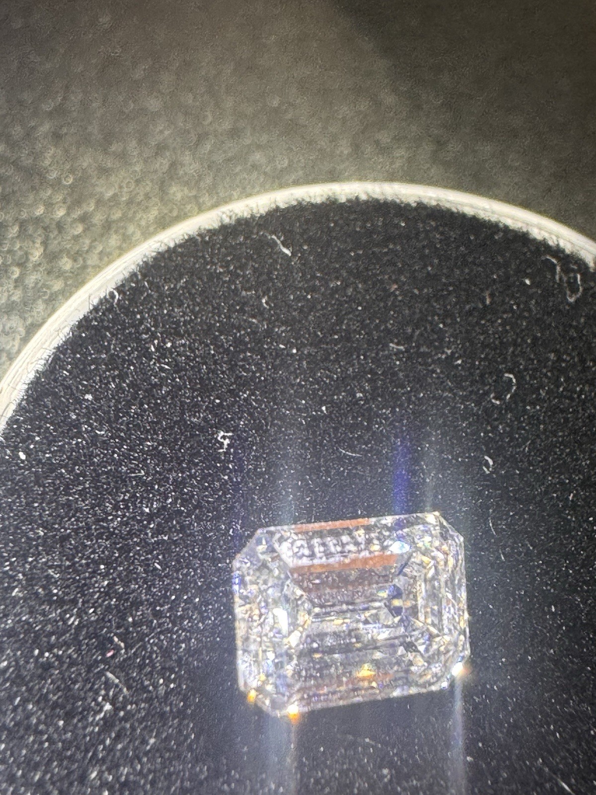 Lab Grown 1.02 Cts EMERALD Cut IGI Certified CVD Diamond D Color VVS2 Clarity