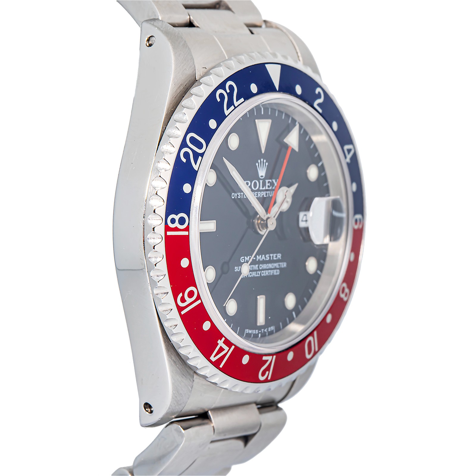 Rolex GMT-Master 16700 Oyster Pepsi SS Black Dial Auto Men’s Watch 40mm