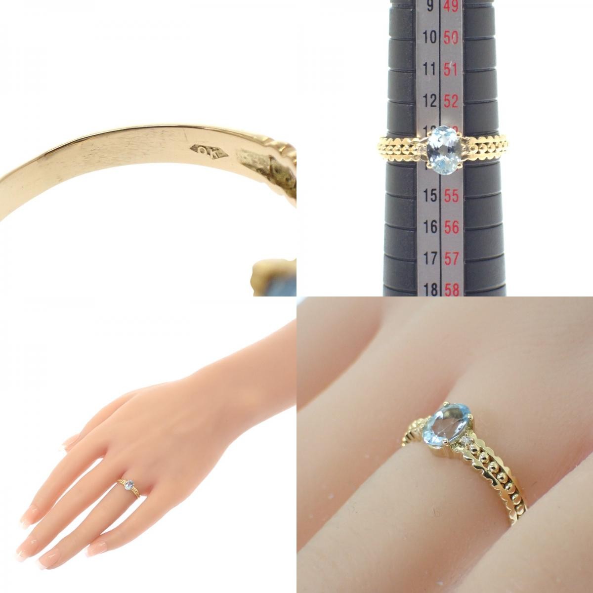 no brand #13(JP Size) ring K18 yellow gold Women