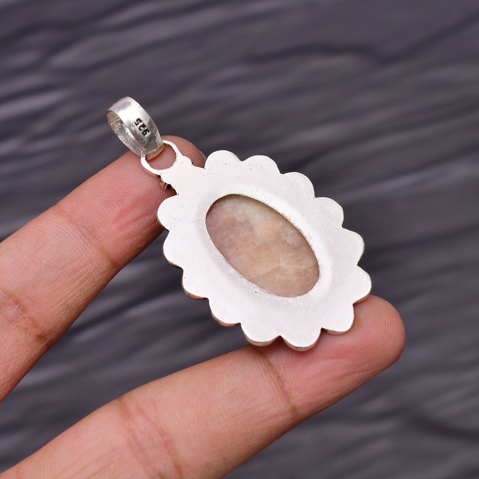 Orange Aventurine Gemstone 925 Sterling Silver Jewelry Pendant 2.04″
