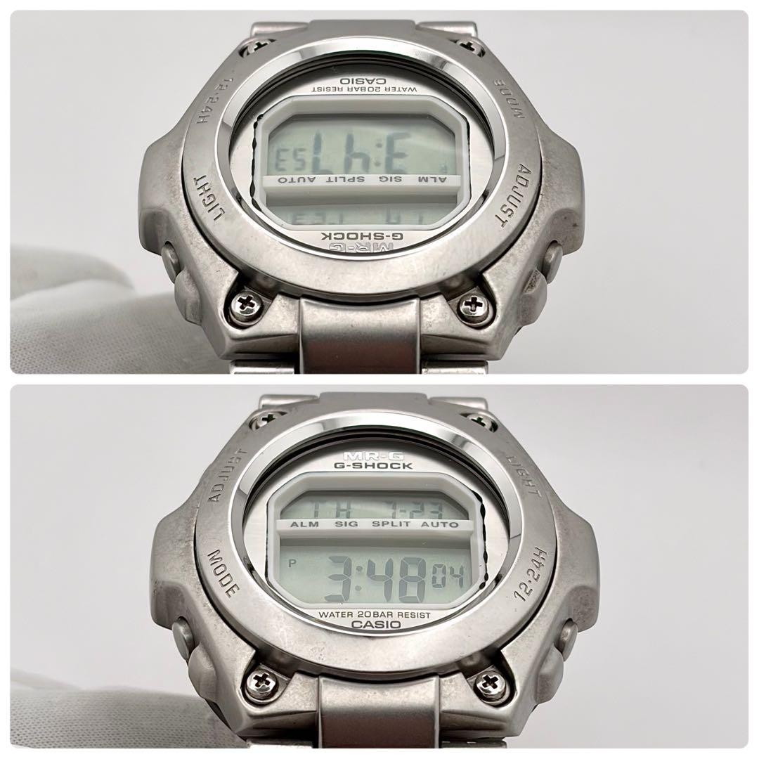 Casio MR-G First Generation Full Metal Digital Grey Watch Japan 0714560