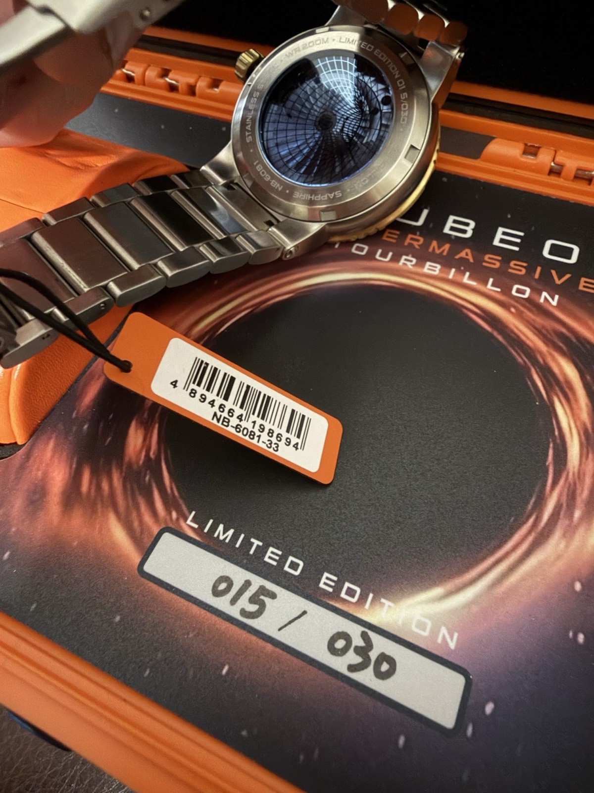 Nubeo Supermassive Automatic Tourbillon Gold Limited Edition Watch