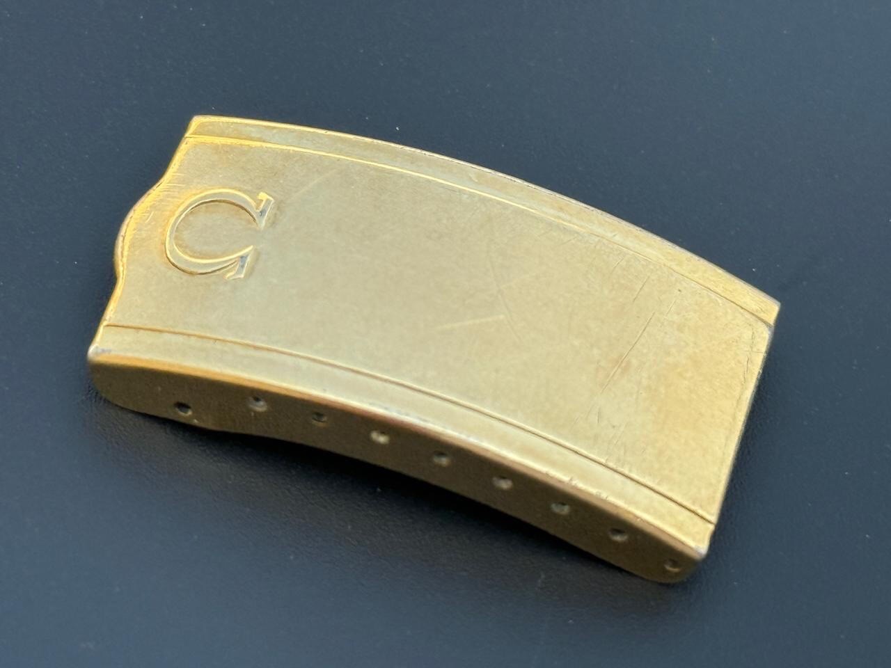 Vintage OMEGA Genuine Gold Clasp Top 16mm P-112