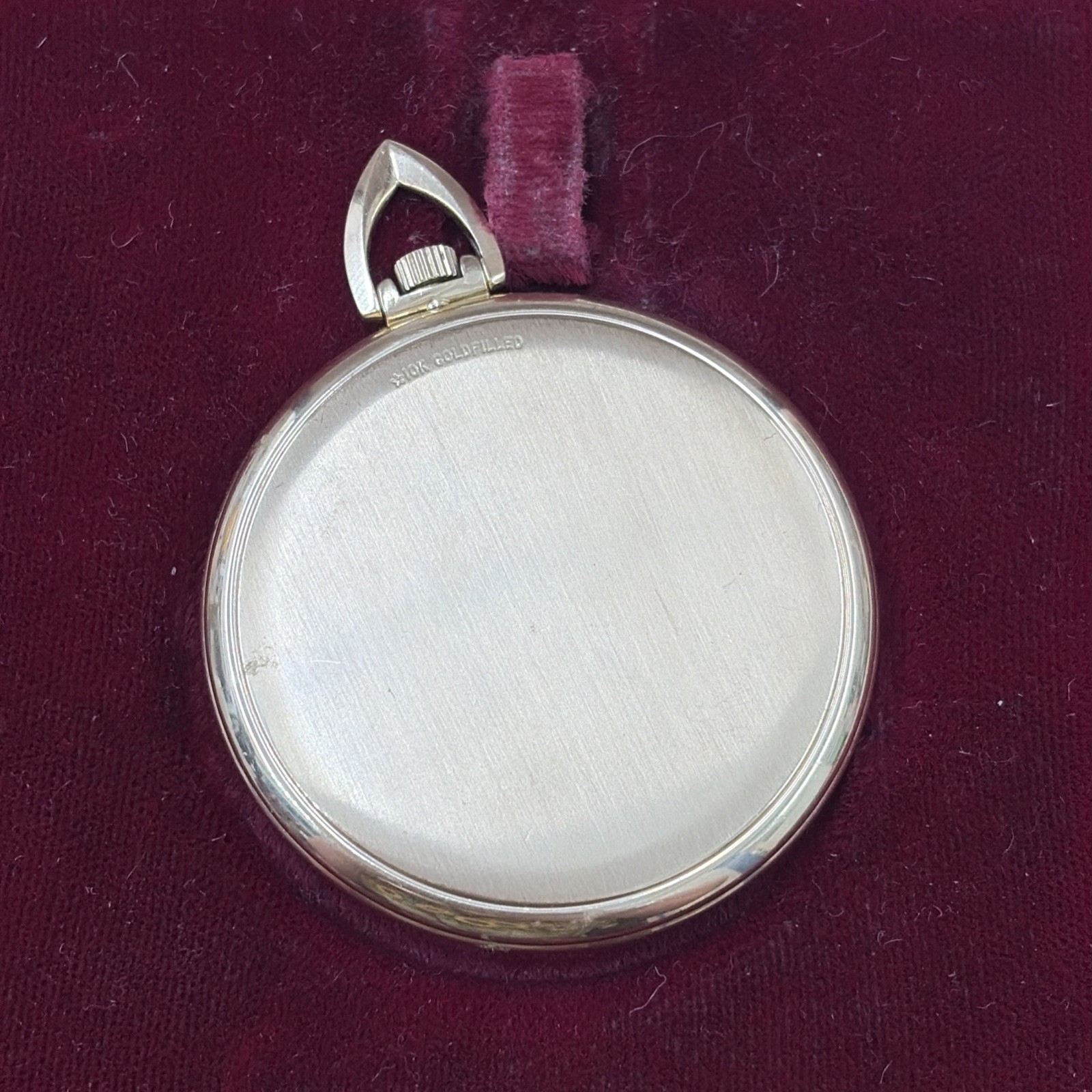 Vintage 1960s Omega 10K Gold Filled Dress Pocket Watch Central Seconds