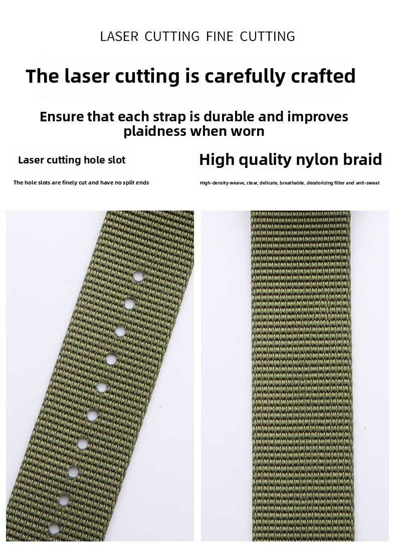 For Casio G-shock Quality Nylon Watch Band Strap DW-5600 GA-110 Connector 16mm