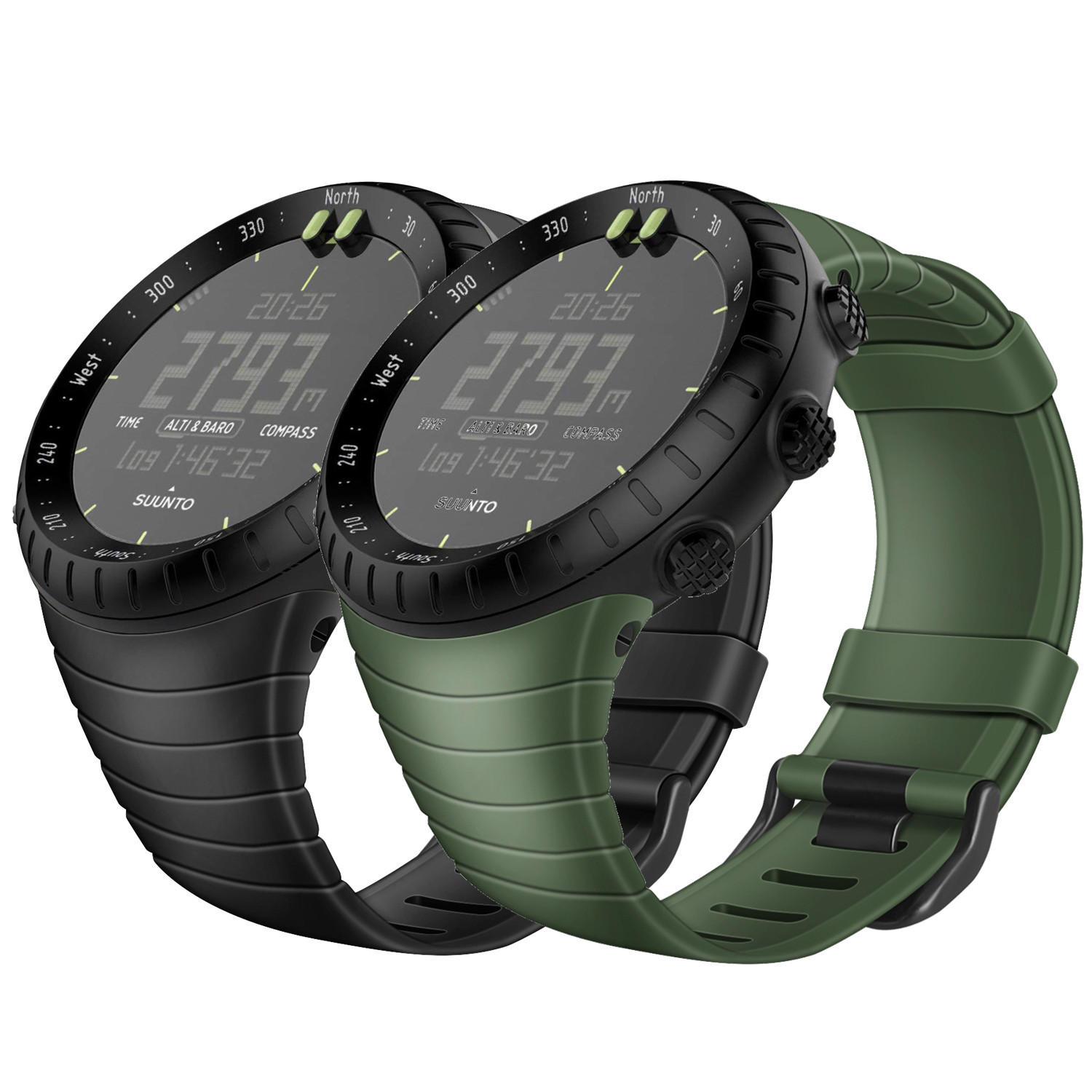 For Suunto Core Smart Watch Band 24mm Wrist Strap Replacement Sport Wristband