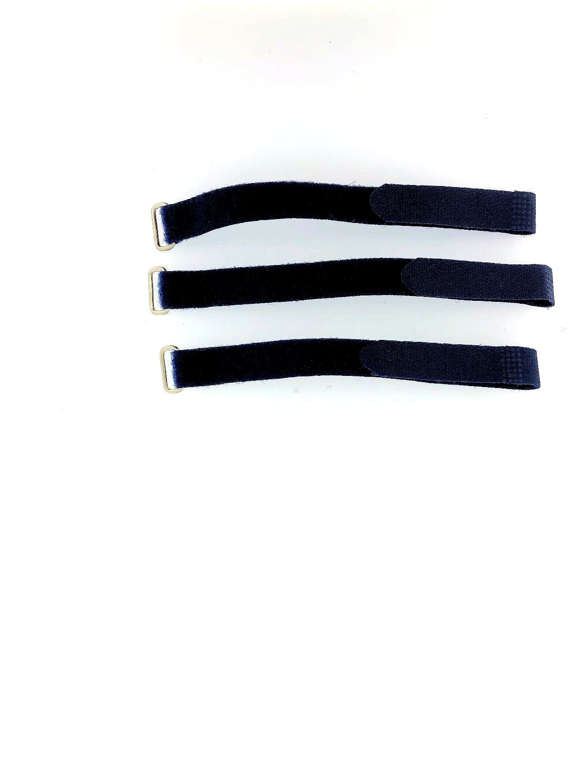 3 PCS Hook Loop Watch Straps Nylon Sports Waterproof Band Black Blue Mens Ladies