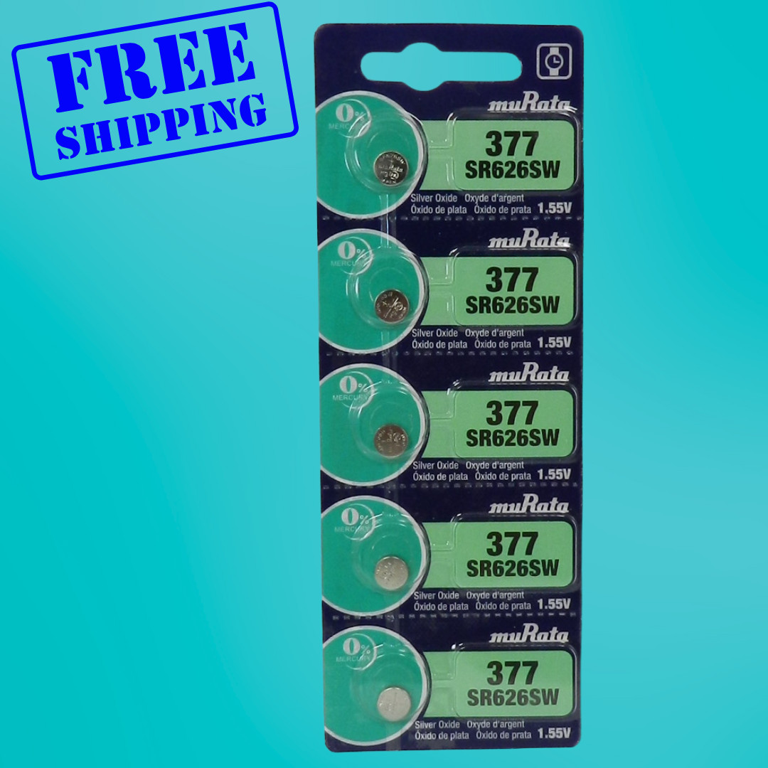 Murata / Sony 377 SR626SW – 5Pc