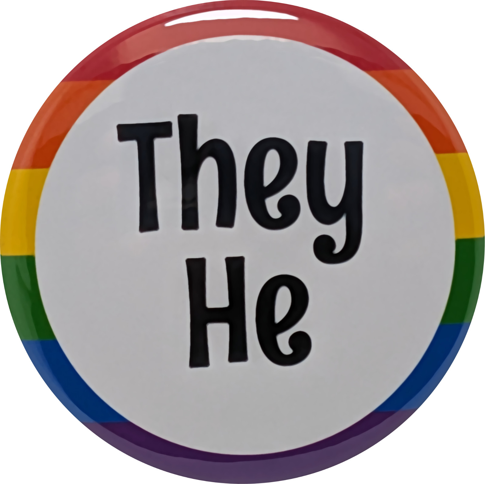 Pronoun Pins Variety Pack 1.25″ Buttons LGBTQ Pride – bulk pack of 96 pins