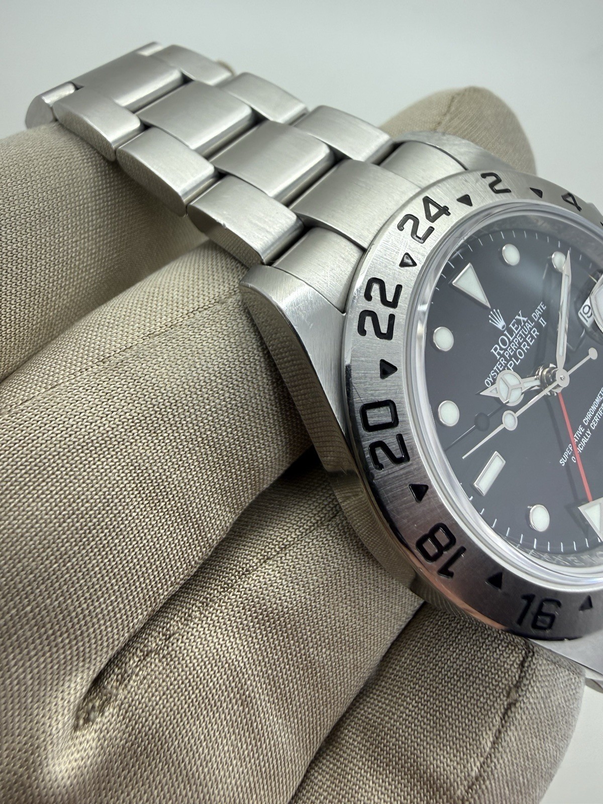 2011 Rolex Explorer II Black Dial Scrambled Random Serial 3186 Mov Rehaut 16570