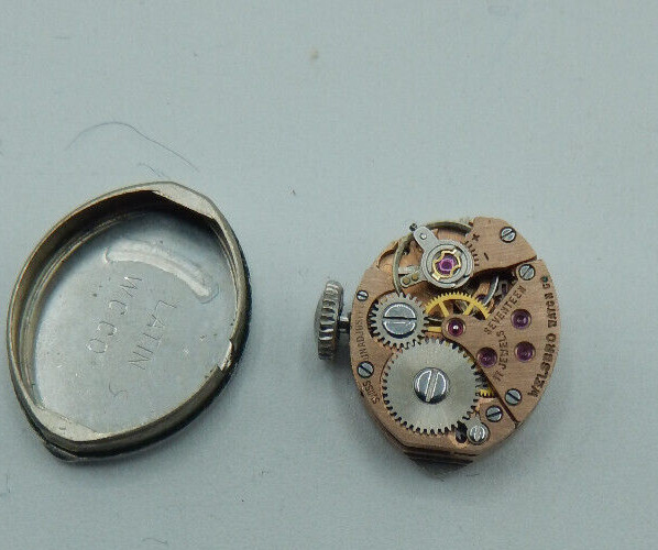 Watch HELZBERG VIP Ladies 17 Jewel Silver Tone Latin Wellsbro Wind Up 10K R.G.P.