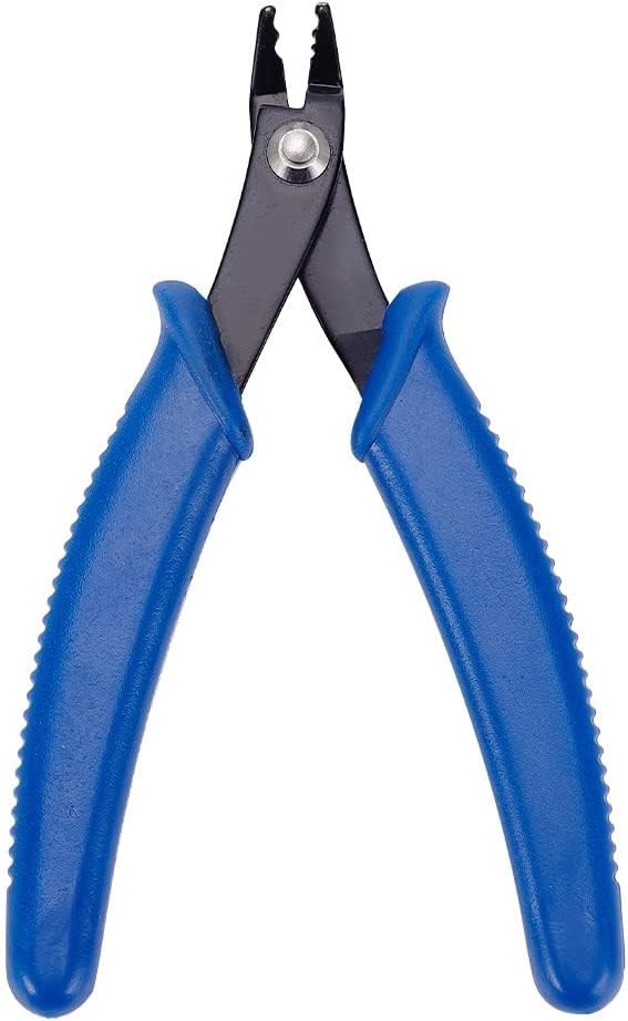 Deep Blue Alloy Steel Bead Crimping Pliers – Perfect for Jewelry Making