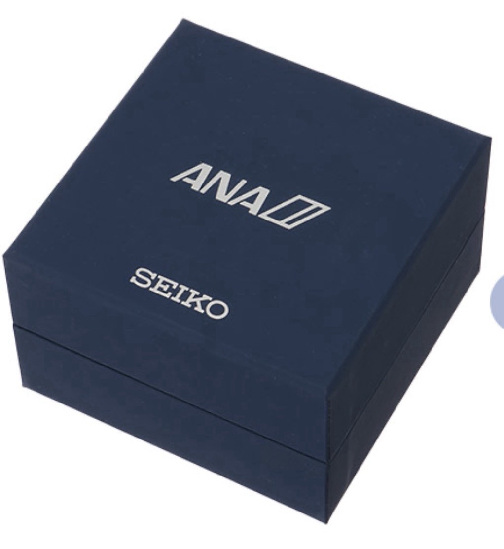 Seiko for ANA 777 Limited Edition Watch Chronograph 777pcs Blue Boeing Design JP