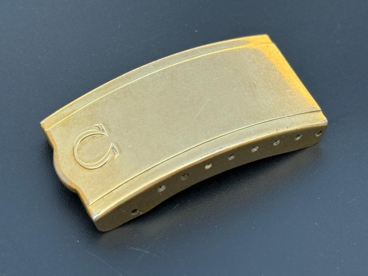 Vintage OMEGA Genuine Gold Clasp Top 16mm P-112