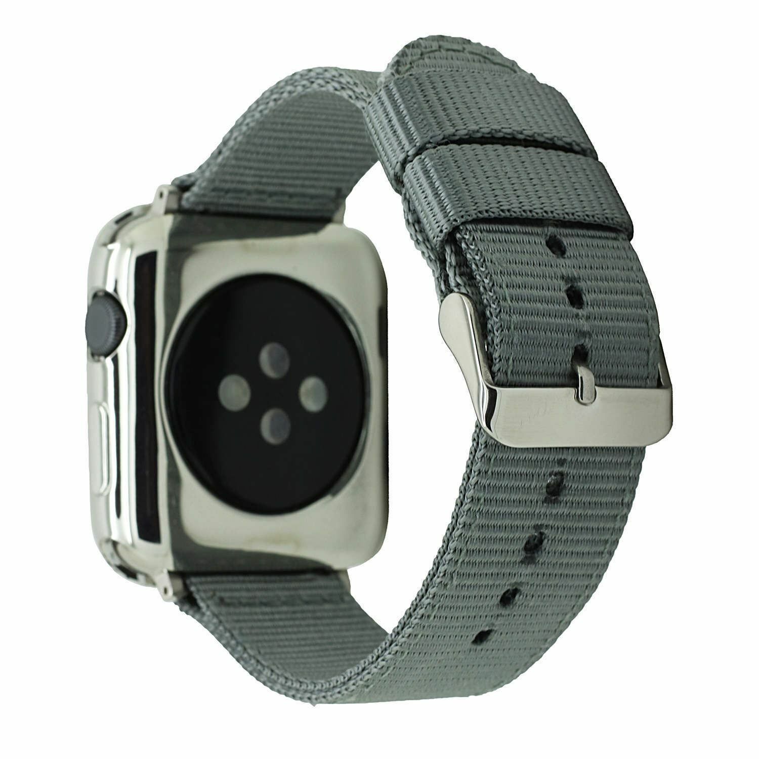 44/40/42/38 Sport Canvas Nylon Fabric Band for Apple Watch Series 5 6 7 8 Strap