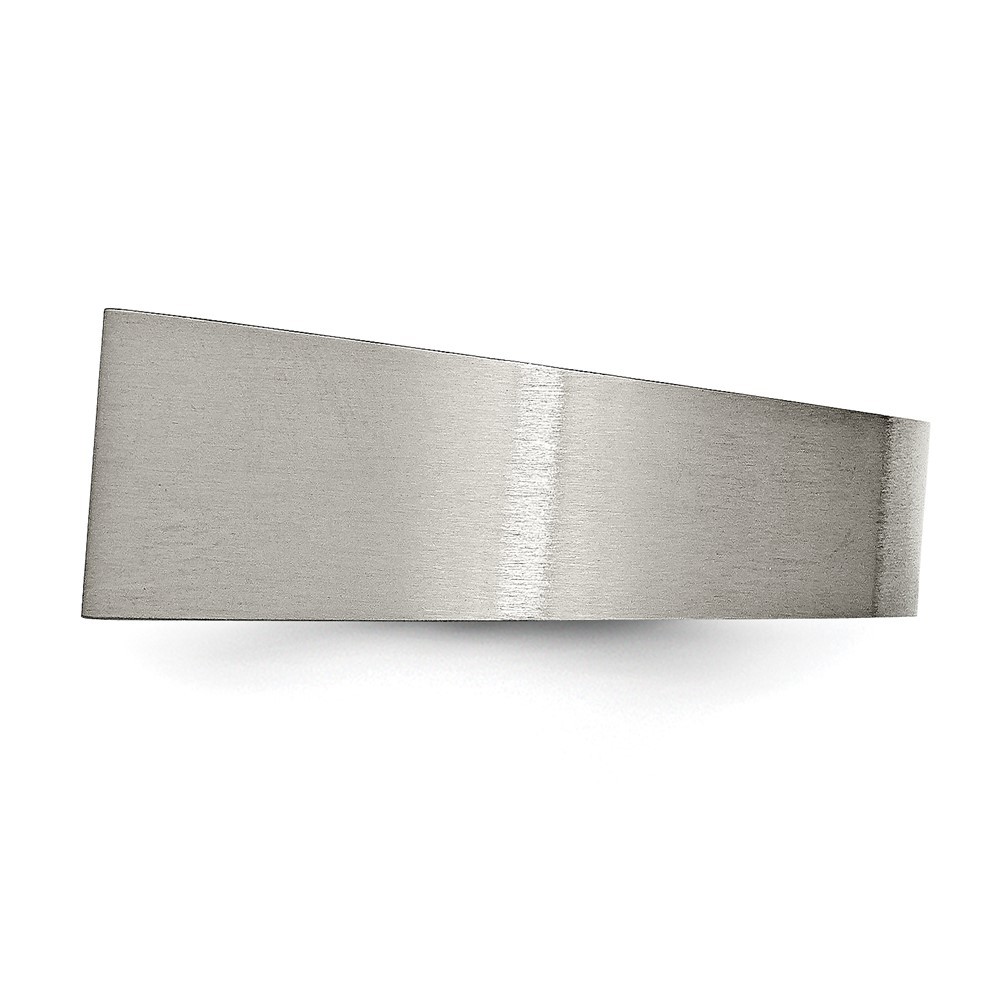 Titanium Brushed and Polished Signet Ring Size 12 for Men’s 8.06gm
