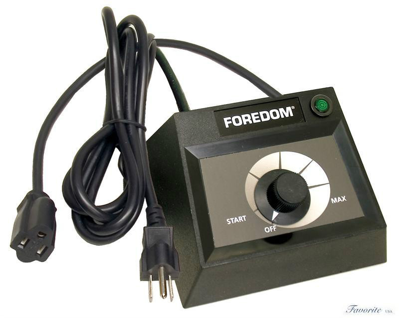 FOREDOM C.EM-1 VARIABLE DIAL SPEED CONTROL FOR FLEX SHAFT TABLE TOP MOTOR 115V