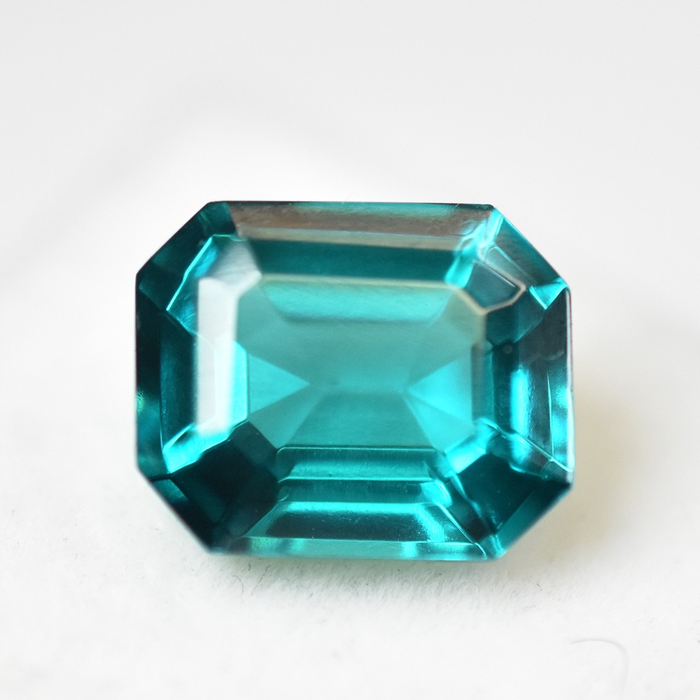 PERFECT Emerald Cut 11x9mm CERTIFIED Green NATURAL Tourmaline Loose Gemstone