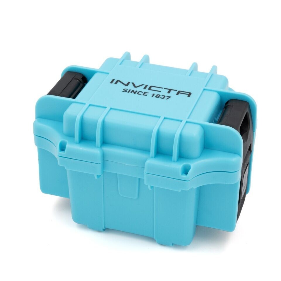 Invicta One (1) Slot Turquoise 1837 Limited Edition Waterproof Dive Case-RARE