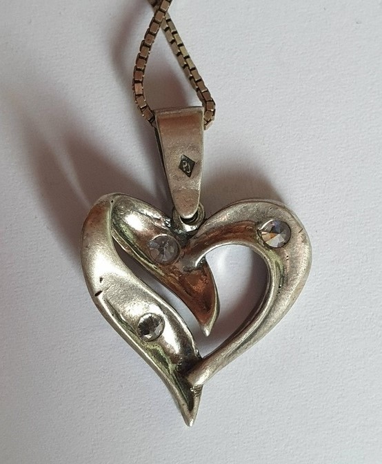 Vintage Necklace sterling silver 925. Сhain length 50 cm. Weight 7.36 g.