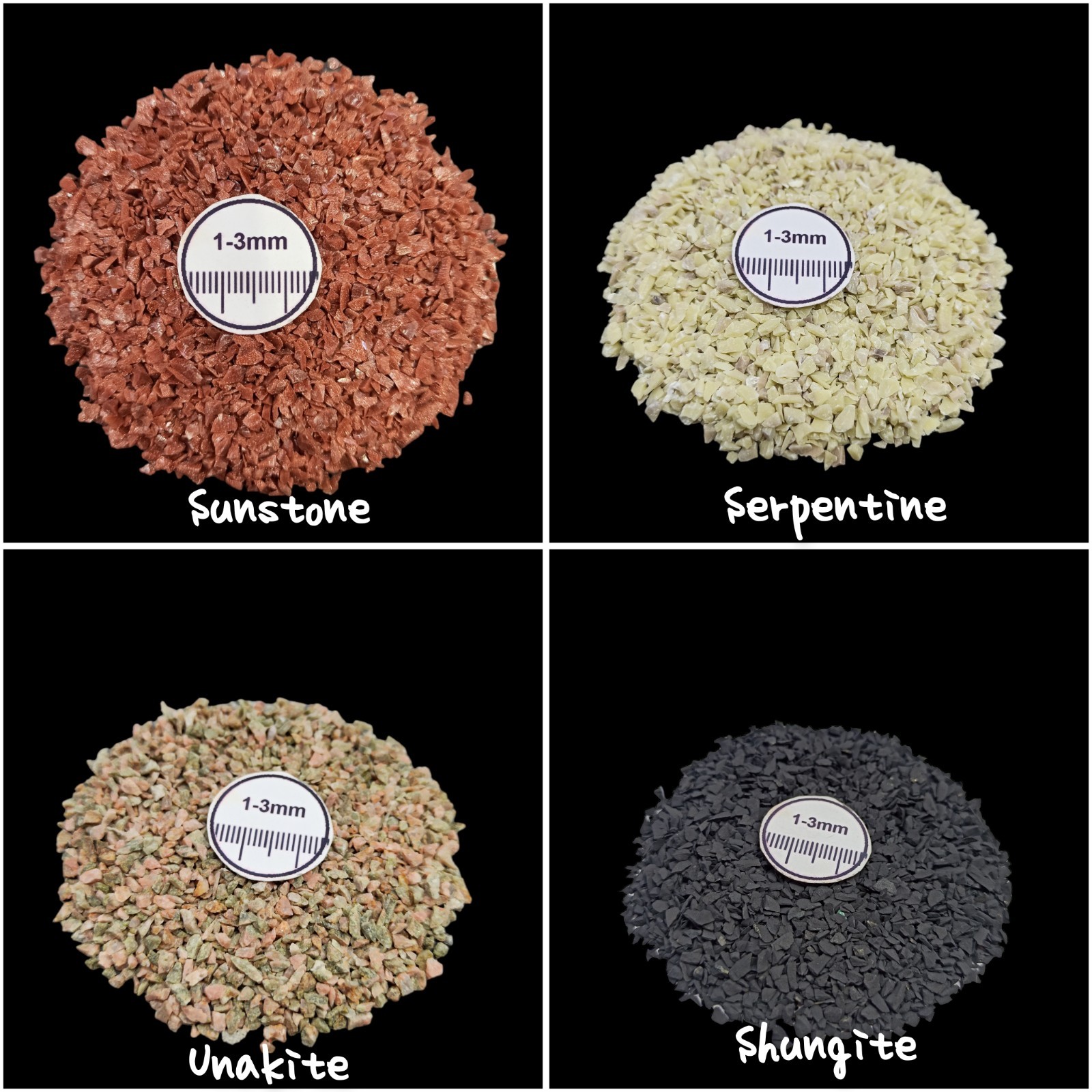 Natural Coarse Crushed Gemstone 1-3mm For Jewelry Making Wood work Wood Inlay