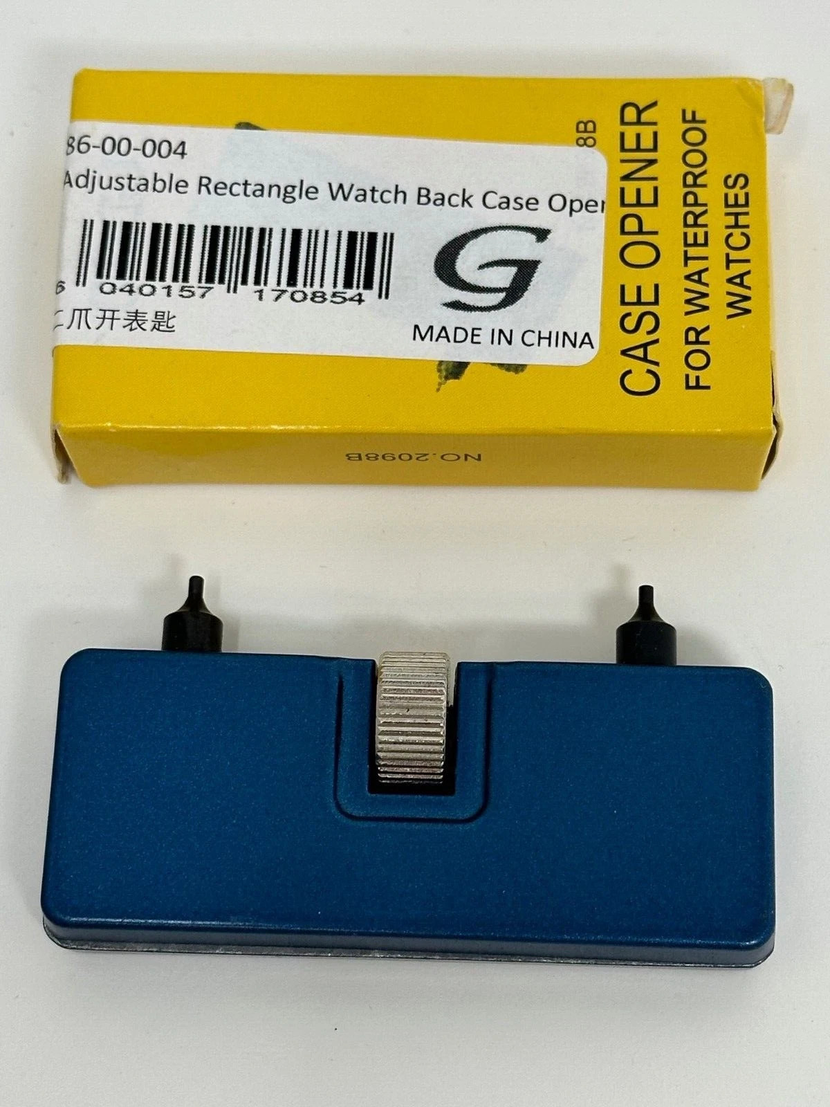 Adjustable Rectangle Watch Back Case Cover Opener Remover Wrench Repair Kit Tool