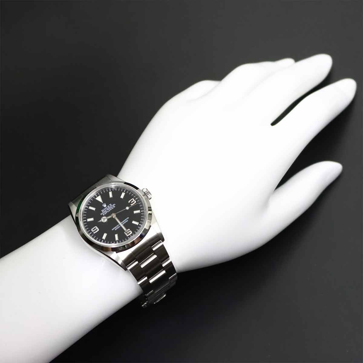 ROLEX Explorer 1 14270 Serial U Automatic Black Dial Mens Watch 90330060