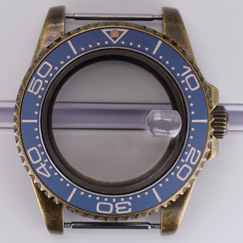40mm Bronze Stainless Steel Watch Case For Seiko nh35 nh36 Movement 28.5mm Dial