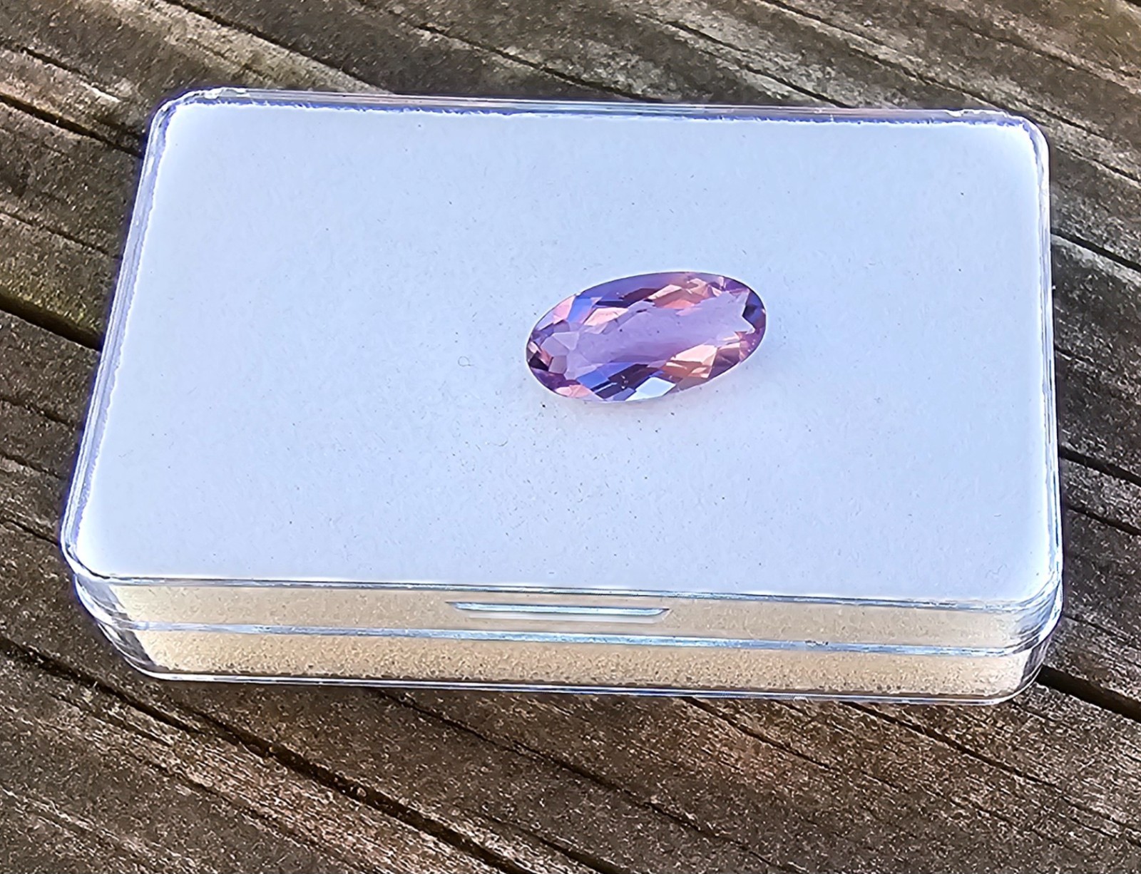 Amethyst 13.7mm x 6.8mm Oval Loose Stone