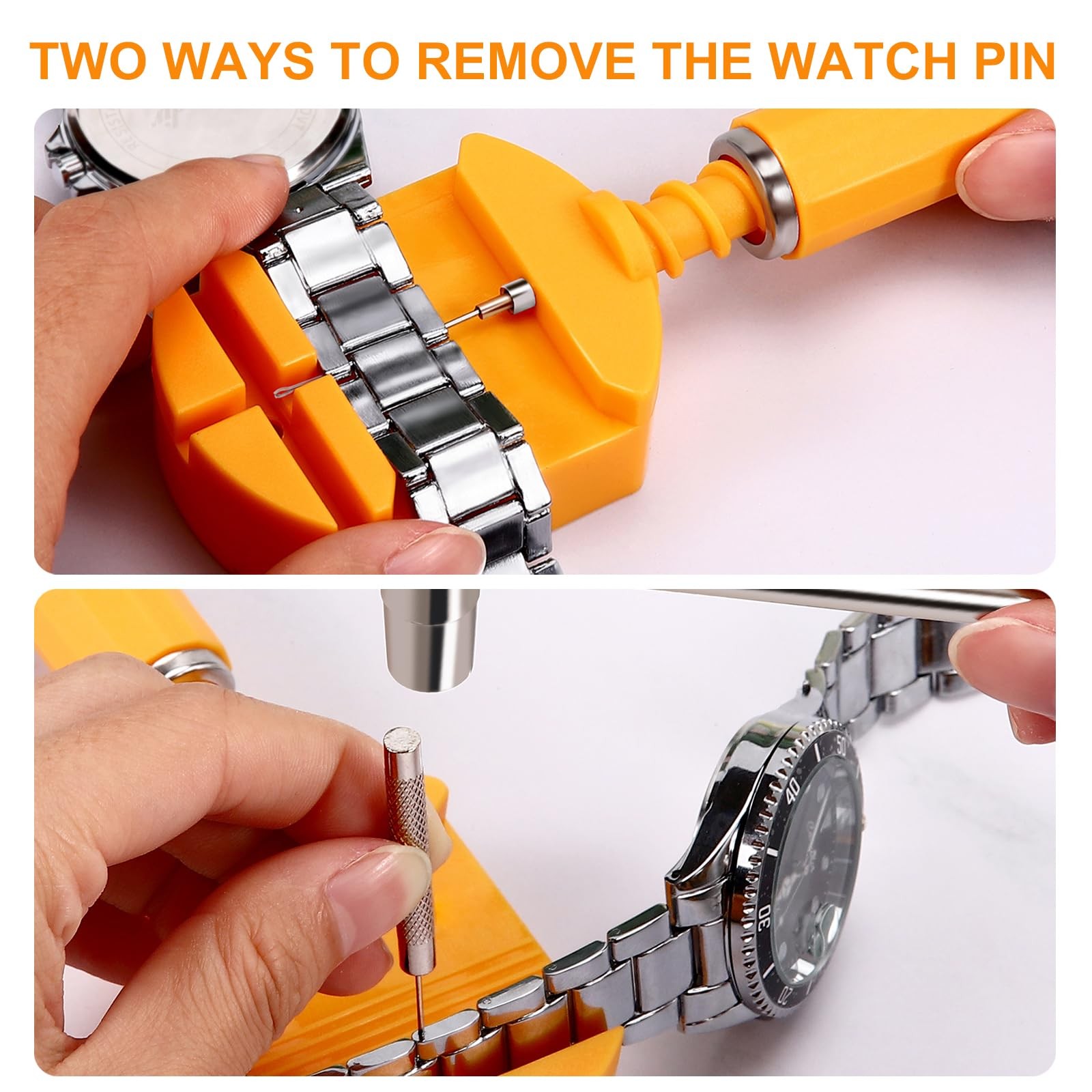 32 Pieces Watch Link Removal Kit，Professional Watch Band Replacement Tool，10 Pcs
