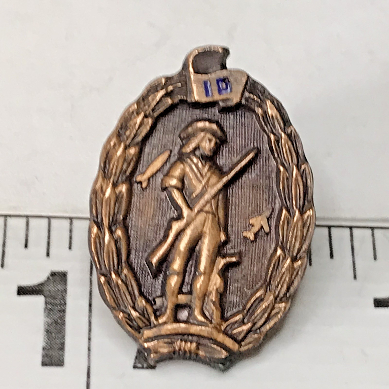 Antaya Minuteman 10 Years Service Pin ~M19~