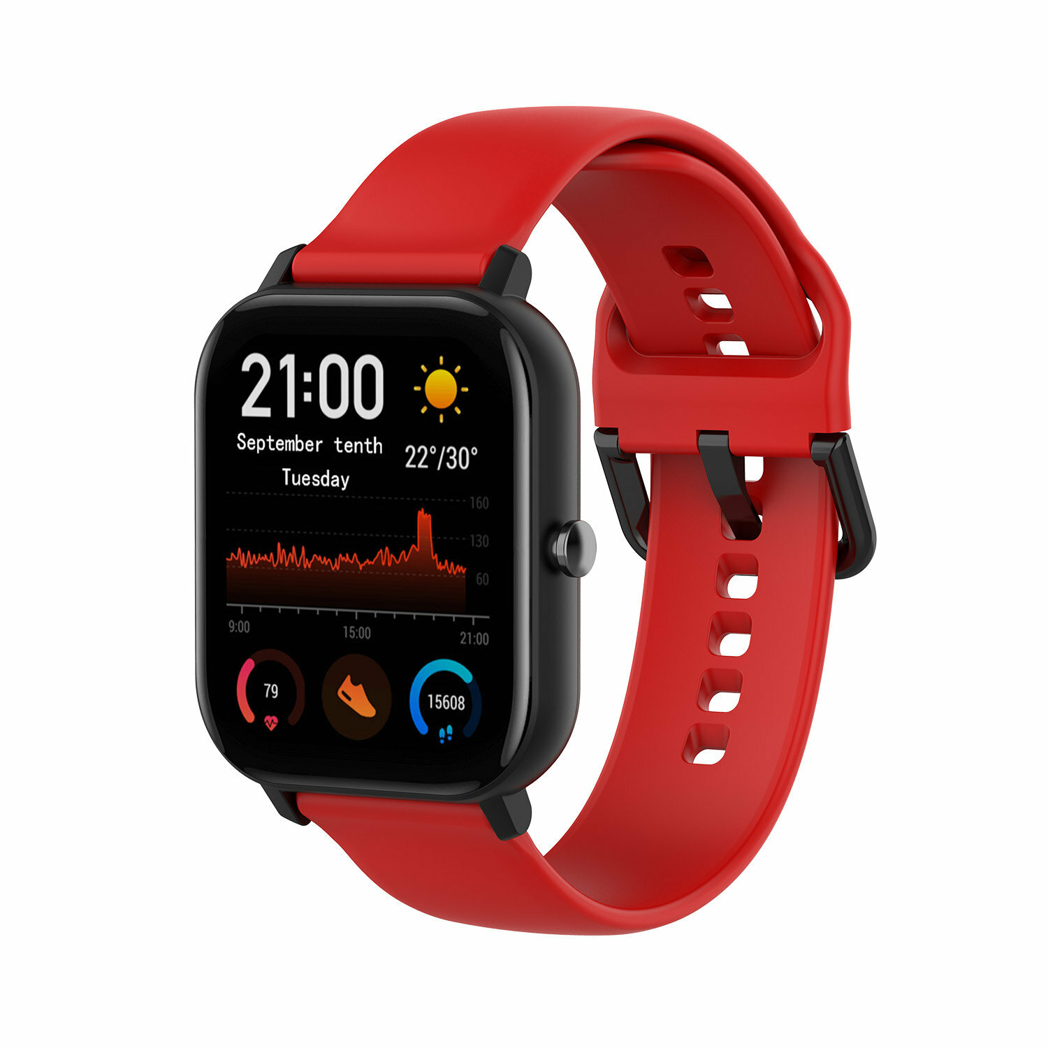 Sport Silicone Band for Xiaomi Huami Amazfit GTS Smart Watch Bracelet Soft Strap