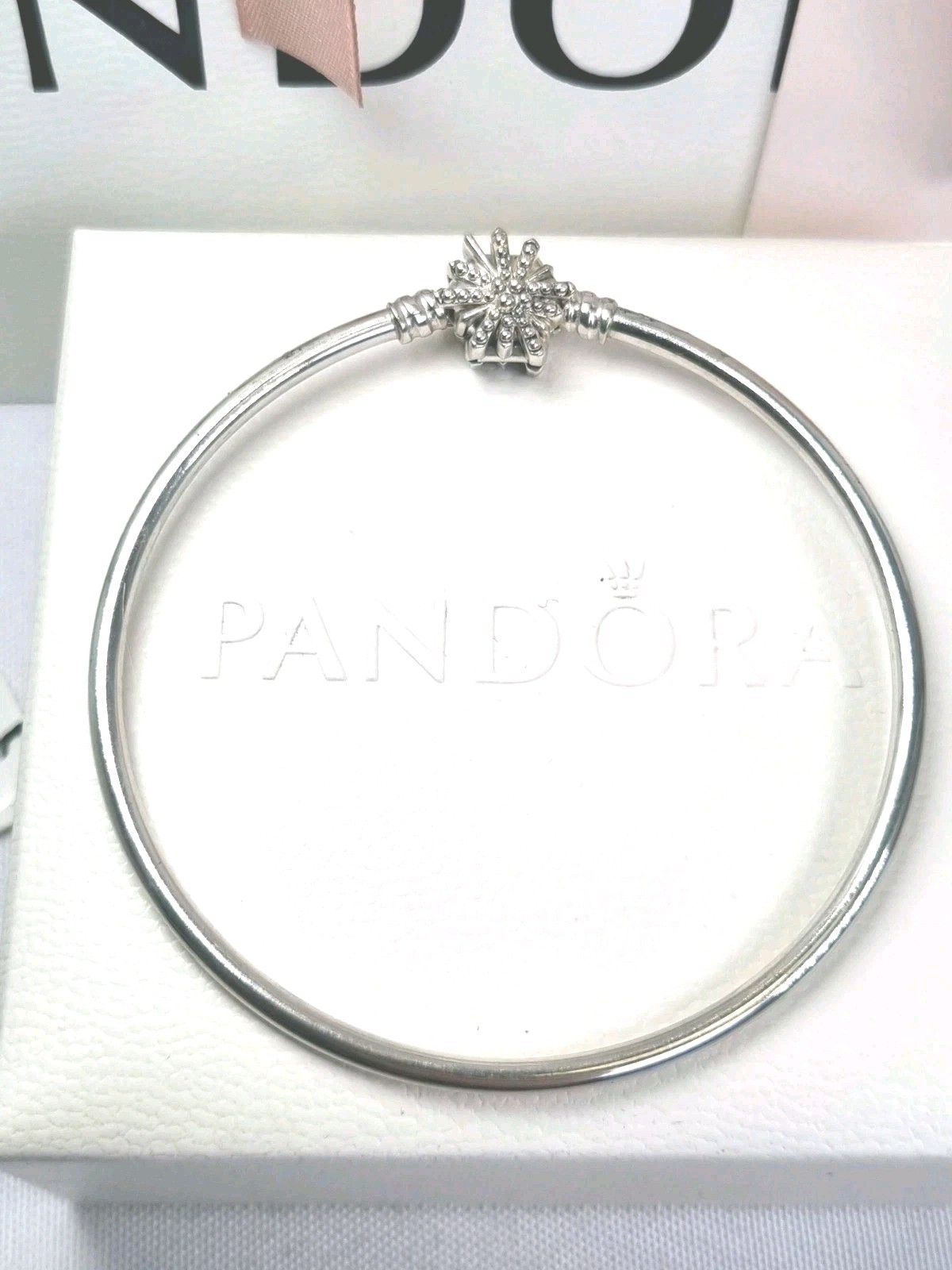 Pandora Firework Clasp Bangle, NEW With Pandora Packaging 21CM