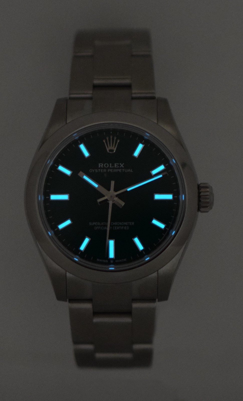 Rolex Oyster Perpetual 31 Steel Green Dial Ladies Watch 277200