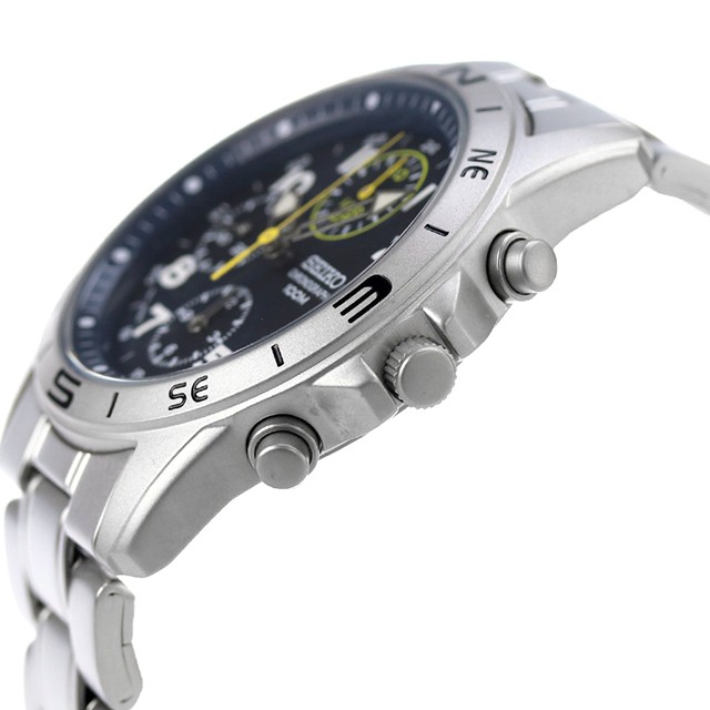 Seiko chronograph reverse import overseas model SND379P1 (SND379P) men’s wristwa