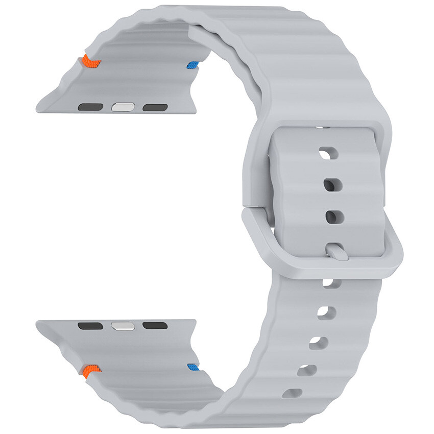 Silicone Watch Strap 42mm 44mm 45mm 49mm For iPhone Watch 1/2/3/4/5/6/7/SE/Ultra