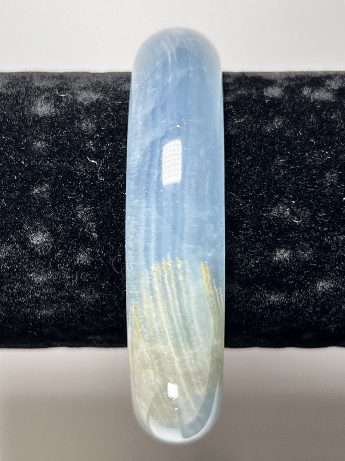 Blue Onyx Bangle Inner Diameter Size 61mm See Pics